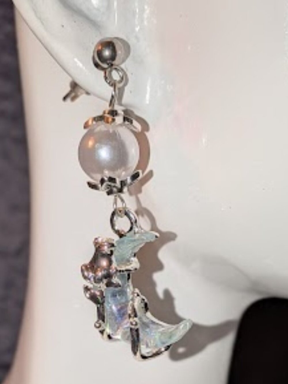 Moonlit Rose Earrings